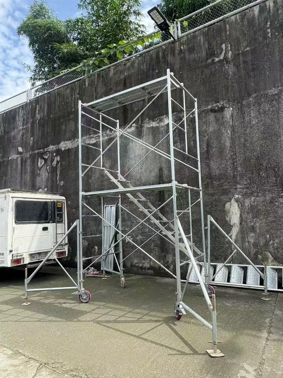 Multifunctional ring-lock scaffolding systems in the industrial sector high quality
